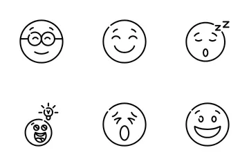 Emojis Line V.1 Icon Pack