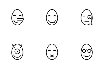 Emoticon-Ei Icon Pack