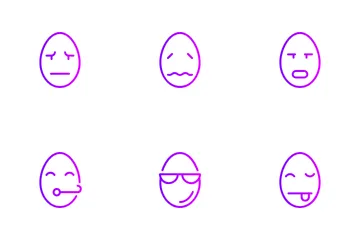 Ovo Emoticon Icon Pack