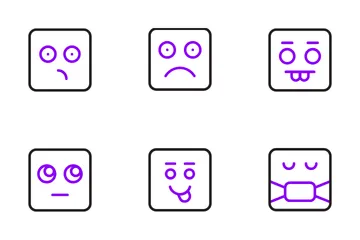 Emoticonos y emojis Paquete de Iconos