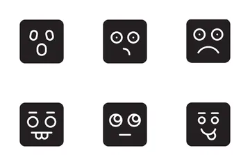 Emoticonos y emojis Paquete de Iconos