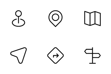 Emplacement et carte Pack d'Icônes
