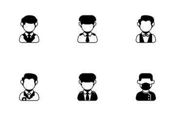 Avatar de travail et de professions Pack d'Icônes