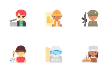 Emplois et profession Icon Pack