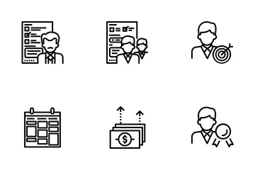 Employee Appraisal Icon Pack