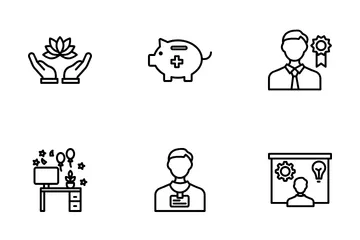 Employee Benefits Icon Pack