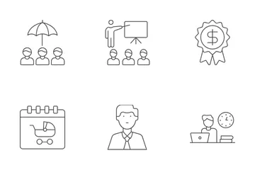 Employee Benefits Icon Pack