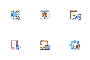 Employee Monitoring Icon Pack