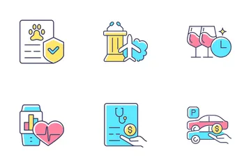 Employee Perks And Bonuses Icon Pack