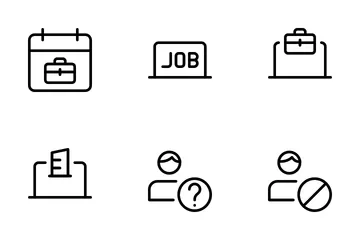 Empregos Pacote de Ícones