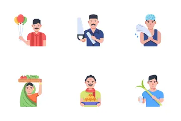 Empresas locales indias Paquete de Iconos
