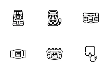 Ems Training Device Icon Pack
