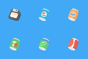 Conjunto de iconos encantadores Paquete de Iconos