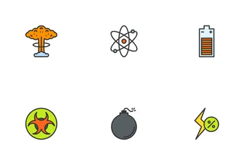 Energia nuclear Icon Pack