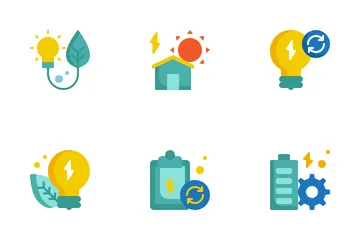 Energía renovable Paquete de Iconos