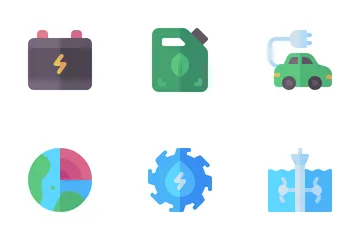 Energía renovable Paquete de Iconos