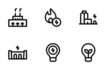 Energia Sustentável Pacote de Ícones