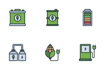 Energía verde Icon Pack