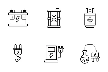 L'énergie durable Pack d'Icônes