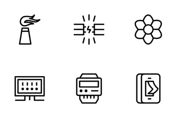 Énergie et électricité Pack d'Icônes