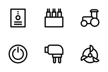 Énergie et puissance 1 Pack d'Icônes