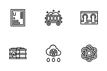 Énergie nucléaire Pack d'Icônes