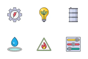 Énergie et puissance Pack d'Icônes