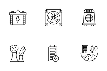 Énergie renouvelable Pack d'Icônes