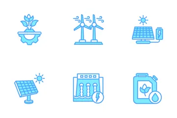 Énergie renouvelable Icon Pack
