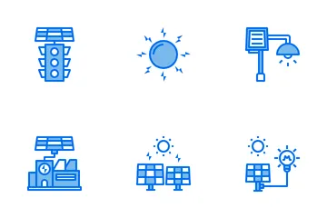 Énergie solaire Pack d'Icônes