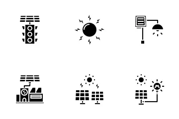 Énergie solaire Pack d'Icônes