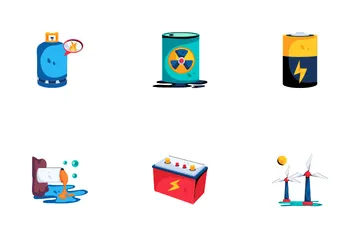 Energie und Umwelt Symbolpack