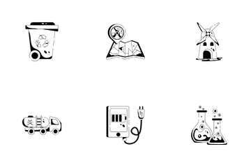 Energie und Umwelt Symbolpack