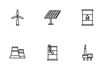 Energiewirtschaft Symbolpack