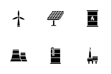 Energiewirtschaft Symbolpack