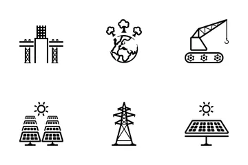 Energy And Construction Icon Pack