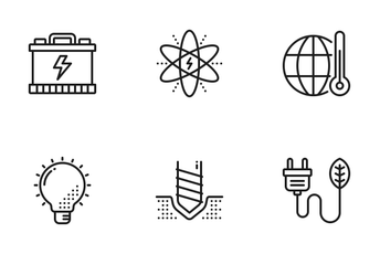Energy And Ecology Icon Pack