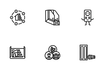 Energy Conservation Efficiency Icon Pack