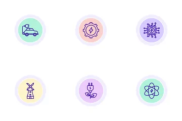 Energy Conservation Icon Pack