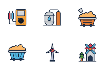 Energy Power Plant Vol 1 Icon Pack