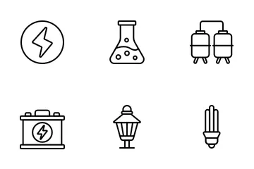 Energy Power Plant Vol 1 Icon Pack