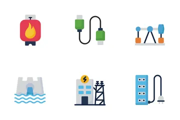 Energy Power Plant Vol 1 Icon Pack