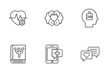 Enfermedad mental Paquete de Iconos