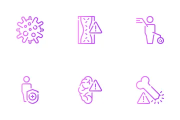 Enfermedades Paquete de Iconos