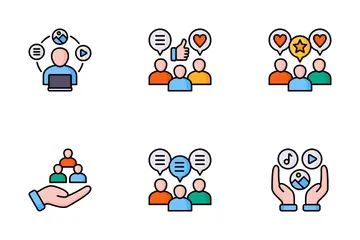 Envolvimento digital Pacote de Ícones