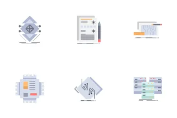 Engenharia de Hardware e Internet Pacote de Ícones