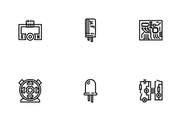 Engineer Worker Industry Icon Pack