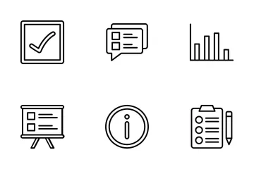 Sondage en ligne Pack d'Icônes