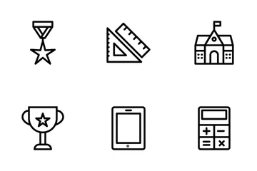Enseñanza de las ciencias Paquete de Iconos