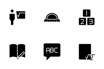 Enseñanza y educación Icon Pack